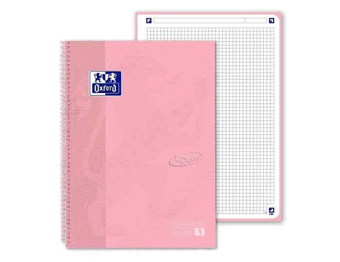 Oxford Europeanbook 5 Cuaderno Espiral Din A4+ 120 Hojas Cuadro 5 mm Colores Surtidos Oxford Europeanbook 5 Cuaderno Espiral Din A4+ 120 Hojas Cuadro 5 mm Colores Surtidos