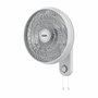 Edm Ventilador de pared blanco de 55 W con aspas de 40 cm