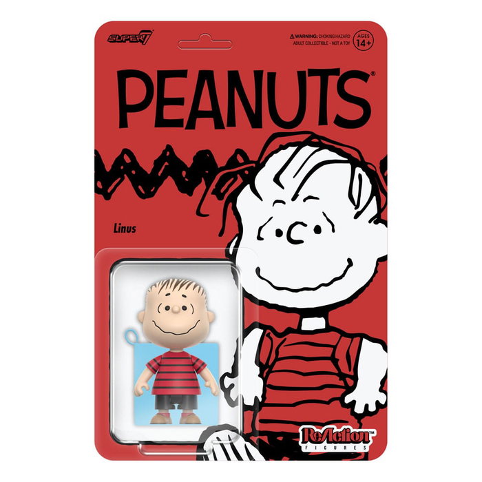 Super7 Peanuts Figura ReAction Wave 8 Linus 9 cm