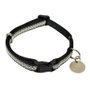 Nayeco Collar Mac Leather Cross Negro 10mm x 20-33cm