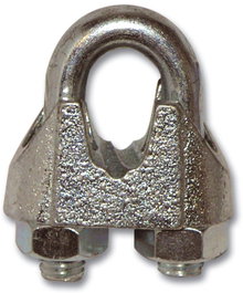 AVL Sujetacables DIN 741 Galvanizados M-12 = 1/2