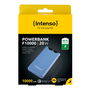 Intenso Powerbank F10000, 10000 mAh, Carga Rápida Power Delivery 20W y QC 3.0, Color Azul, Batería de Polímero de Litio, USB-A y USB-C