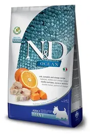Farmina N&D Dog Ocean Pumpkin Mini Bacalao 7 kg Pienso para Perros de Raza Pequeña