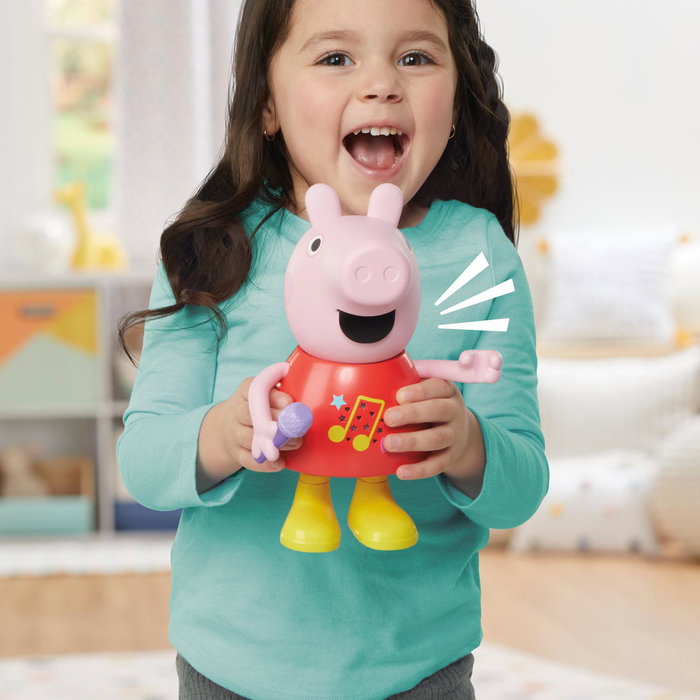 Hasbro Peppa Pig Muñeca Musical G0518 con Más de 50 Sonidos
