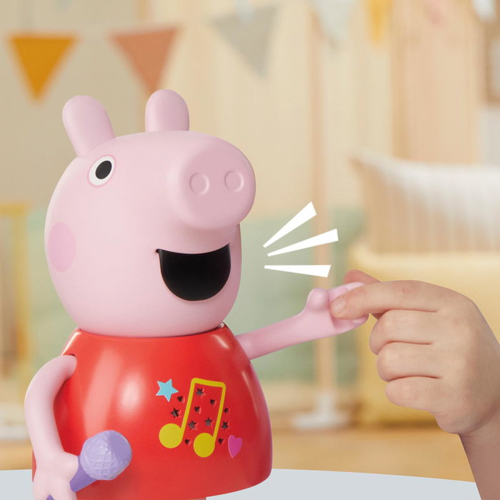 Hasbro Peppa Pig Muñeca Musical G0518 con Más de 50 Sonidos
