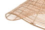 DKD Home Decor Lámpara de Techo de Ratán Marrón Claro 64x64x34 cm