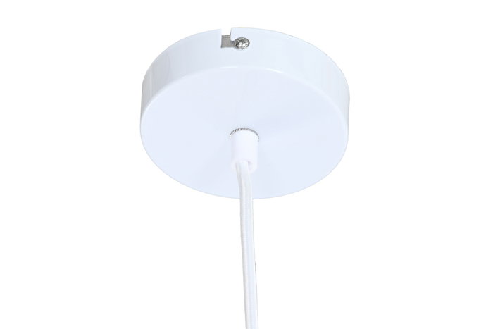 DKD Home Decor Lámpara de Techo de Ratán Marrón Claro 64x64x34 cm