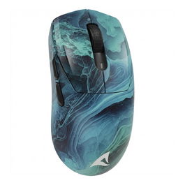 Sharkoon SKILLER SGM25W Ratón Gaming Óptico, 4000 DPI, 6 Botones, Iluminación RGB, Blanco y Azul