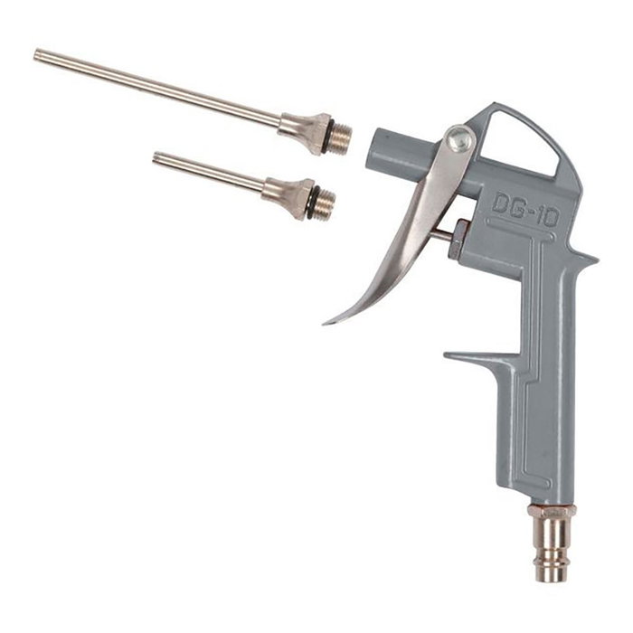 Powerplus Pistola de hinchado neumático con 13 piezas, inflador de aire hasta 8 bar Powerplus Pistola de hinchado neumático con 13 piezas, inflador de aire hasta 8 bar