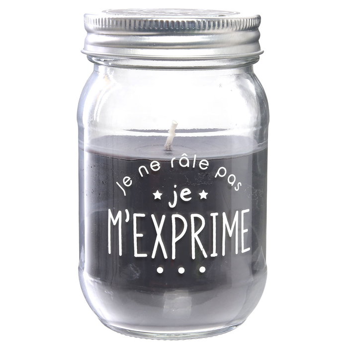 Home Deco Factory Tarro con Vela Perfumada