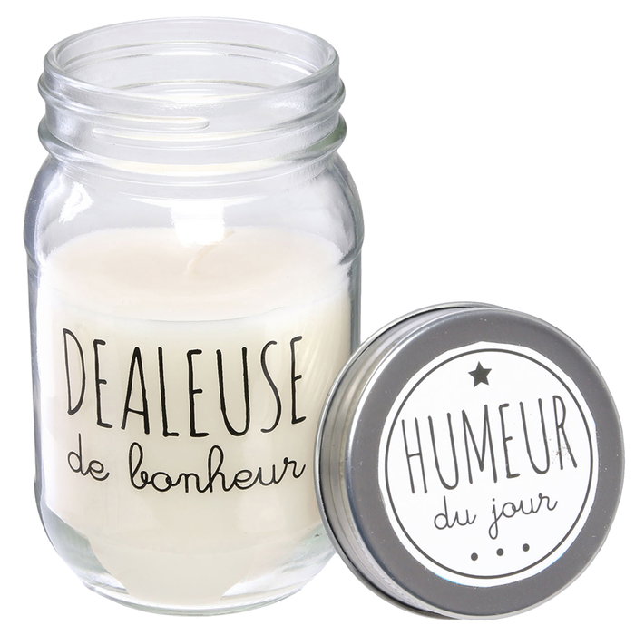 Home Deco Factory Tarro con Vela Perfumada