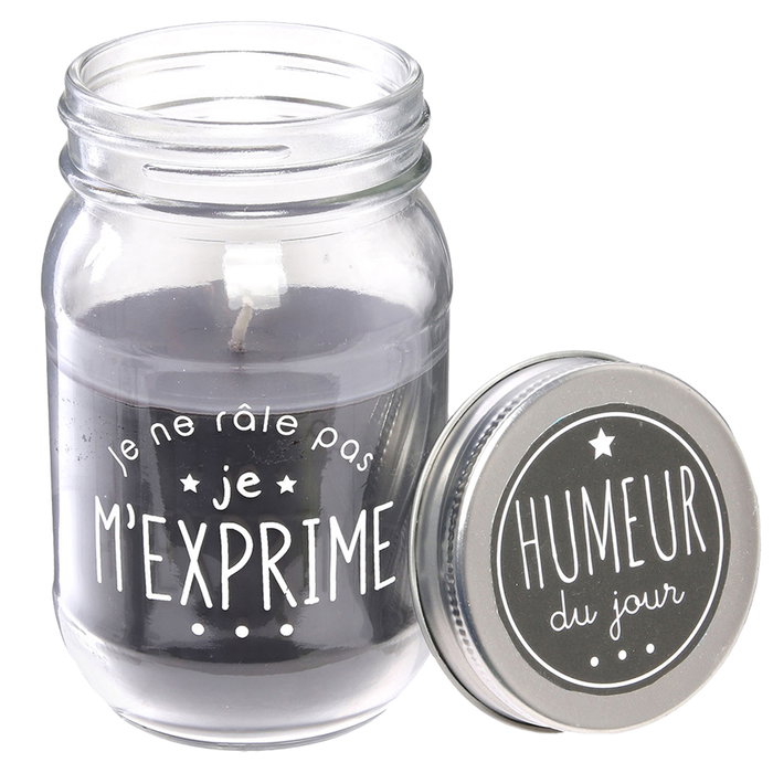 Home Deco Factory Tarro con Vela Perfumada