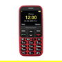 Doro Primo 368 by Doro, Teléfono para Mayores, Barra, Negro Rojo