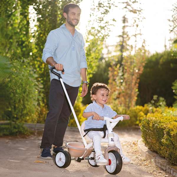 Smoby Be Move Triciclo Beige para Niños de 3 Años, 52x68x89 cm, Sin Montaje, Idioma Noruego
