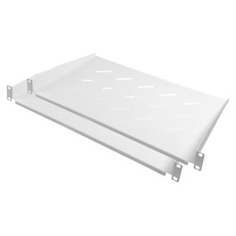 GoodConnections Estantería para Rack 19 pulgadas 300 mm 2er Set Blanco