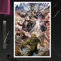 Universal Monsters Litografia Universal Monsters by Vincenzo Riccardi 61 x 41 cm - sin marco