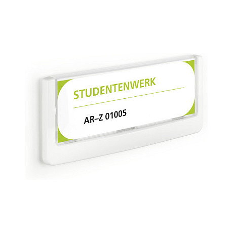 Durable Señal de puerta 14,9 x 5,25 cm blanco