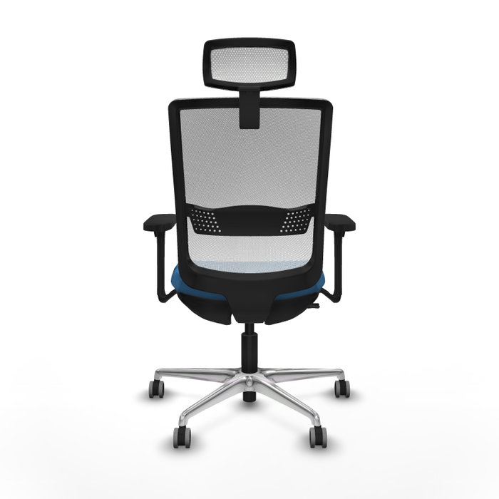 PIQUERAS Y CRESPO Silla de oficina Haches con mecanismo Sincro/Traslack Azul claro y Blanco PIQUERAS Y CRESPO Silla de oficina Haches con mecanismo Sincro/Traslack Azul claro y Blanco