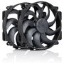Noctua NF-A14x25r G2 PWM Sx2-PP chromax.black de 140 mm, Negro (Pack de 2)