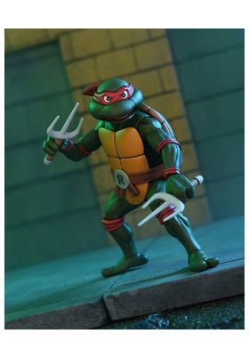 Ultimate Raphael Vhs Scale Action Fig. 18 cm Teenage Mutant Ninja Turtles Cartoon