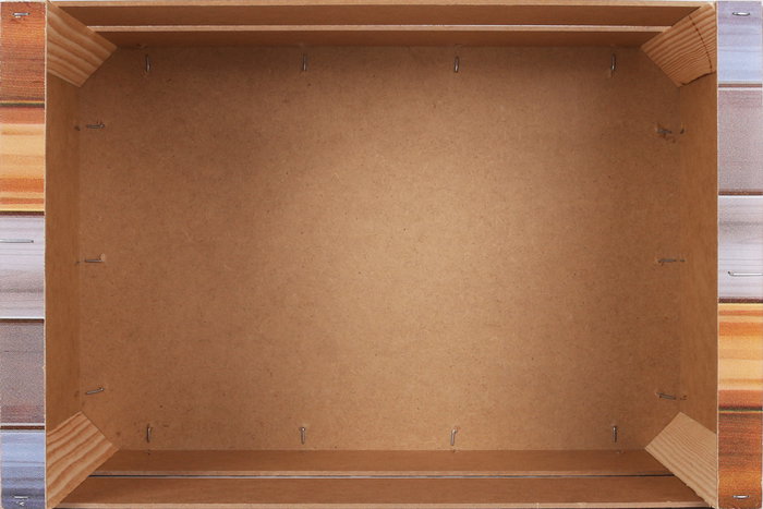 Confortime Caja Wood Brillo 44 cm x 28.5 cm x 23 cm Natur (3 Unidades)