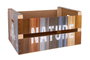 Confortime Caja Wood Brillo 44 cm x 28.5 cm x 23 cm Natur (3 Unidades)