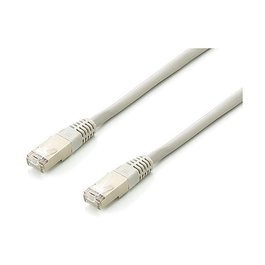 EQUIP 645607 Patch Cable Cat6A S/FTP 2xRJ45 0.50m Gris Plat.