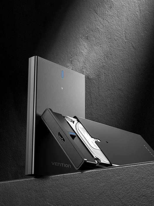 Vention Caja Externa para Disco Duro 2.5'' USB 3.0 Negro KPAB0