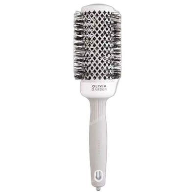 Olivia Garden Expert Blowout Shine Blanco y Gris 45 mm