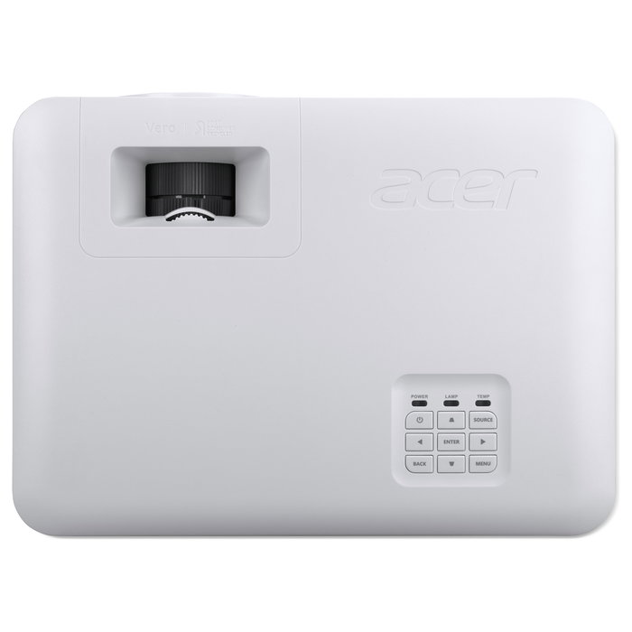 Acer HL6810ATV Proyector Láser 4K UHD 4000 Lúmenes ANSI, Resolución 3840x2160, Relación 16:9, DLP, 50000:1 Contraste, Wi-Fi, Altavoz 10W, Blanco