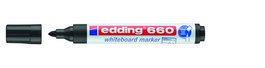 EDDING 660 Marcador para Pizarra Cónico Negro (Set de 10)