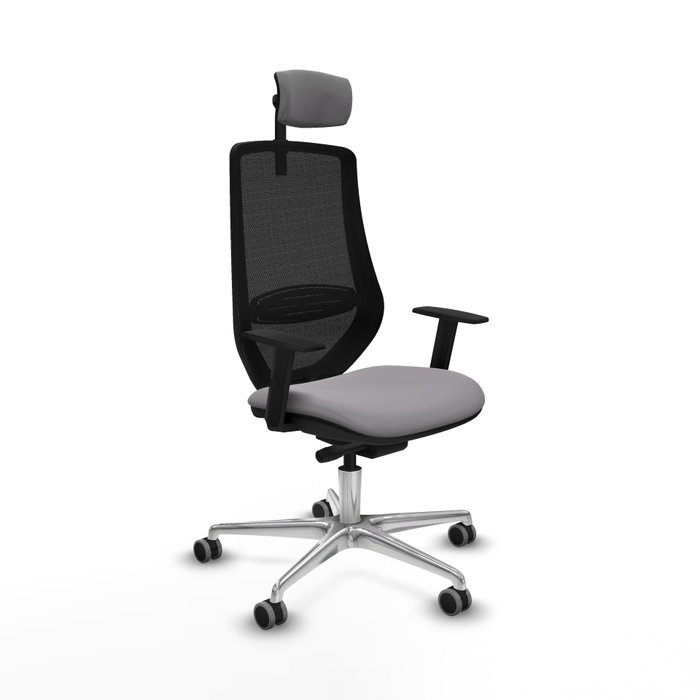 PIQUERAS Y CRESPO Silla de oficina Mardos con mecanismo Sincro/Traslack, Gris y Negro PIQUERAS Y CRESPO Silla de oficina Mardos con mecanismo Sincro/Traslack, Gris y Negro