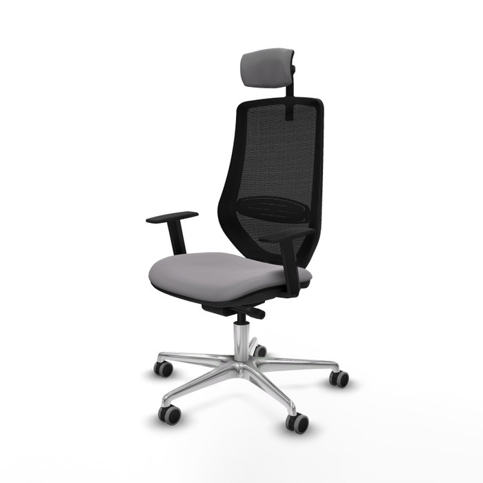 PIQUERAS Y CRESPO Silla de oficina Mardos con mecanismo Sincro/Traslack, Gris y Negro PIQUERAS Y CRESPO Silla de oficina Mardos con mecanismo Sincro/Traslack, Gris y Negro