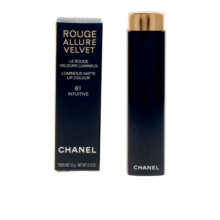 Chanel ROUGE ALLURE VELVET Pintalabios Mate de Larga Duración e Hidratante en Color #61 Intuitive, 3.5 g