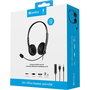 Sandberg Auriculares 2 en 1 Oficina Jack+USB para Reuniones Online con Micrófono Ajustable