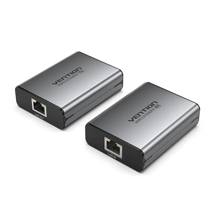 Vention Adaptador Transmisor de Vídeo Alámbrico HDMI a RJ45 AKGH0-EU Gris Vention Adaptador Transmisor de Vídeo Alámbrico HDMI a RJ45 AKGH0-EU Gris