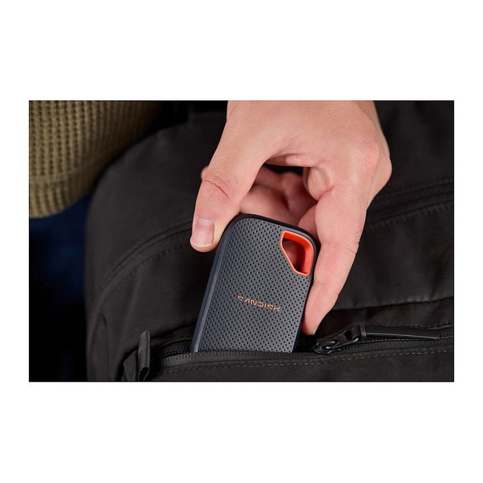 Sandisk Extreme Portable SSD V3 (1 TB) Rojo, Azul, USB 3.2 Gen 2x2 Tipo C, 2000 MB/s, Resistente IP65, Protección contra caídas, polvo y derrames, 5 años garantía