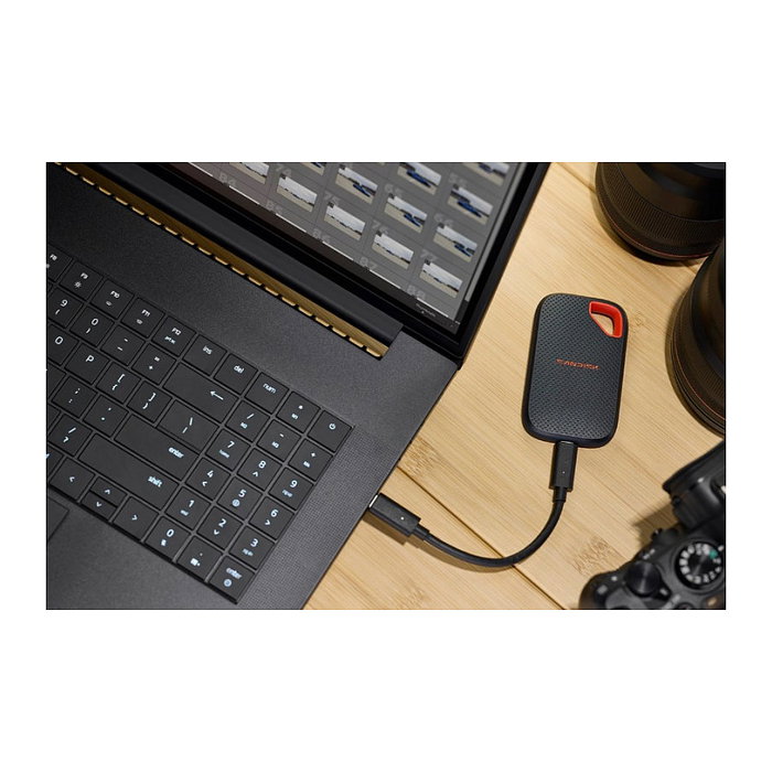 Sandisk Extreme Portable SSD V3 (1 TB) Rojo, Azul, USB 3.2 Gen 2x2 Tipo C, 2000 MB/s, Resistente IP65, Protección contra caídas, polvo y derrames, 5 años garantía