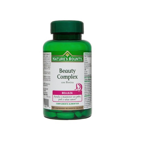Nature's Bounty Beauty Complex con Biotina 60 comprimidos