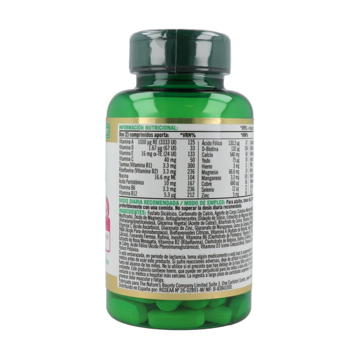 Nature's Bounty Beauty Complex con Biotina 60 comprimidos
