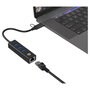 Conceptronic Adaptador USB a Gigabit Ethernet con Hub USB 3.0 y Convertidor USB-C