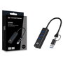 Conceptronic Adaptador USB a Gigabit Ethernet con Hub USB 3.0 y Convertidor USB-C