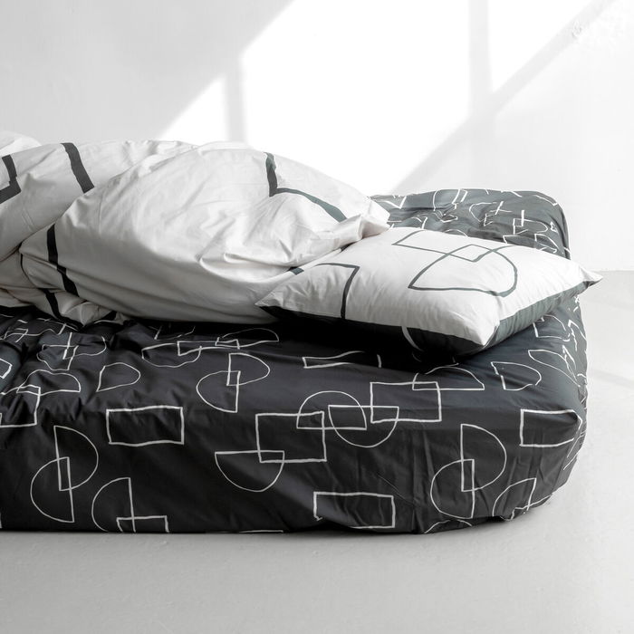 Sábana Bajera HappyFriday BLANC Multicolor Cama de 180 28 x 2 x 38 cm 180 x 200 x 32 cm