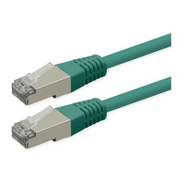 ROLINE Cable de parcheo Cat.6 Clase E S/FTP PiMF verde 5m