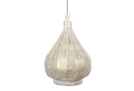 DKD Home Decor Lámpara de Techo Casablanca Blanco