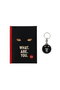 What Are You Libreta Luz y Regalo Llavero Metalico