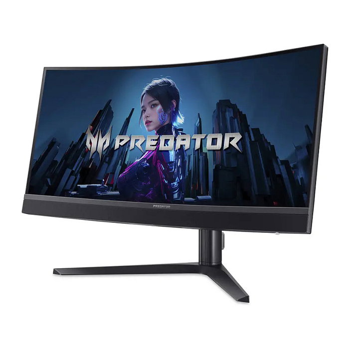 Acer Predator X34V3b Monitor Gaming 34" (86.4cm) UltraWide Quad HD 3440x1440 180Hz 1ms Mini LED HDR1000 Curvo 1500R AMD FreeSync Premium Negro Acer Predator X34V3b Monitor Gaming 34" (86.4cm) UltraWide Quad HD 3440x1440 180Hz 1ms Mini LED HDR1000 Curvo 1500R AMD FreeSync Premium Negro