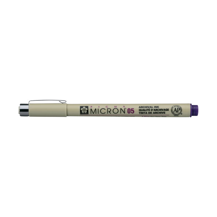Sakura Pigma Micron 05 - 0.45 mm - Violeta Sakura Pigma Micron 05 - 0.45 mm - Violeta