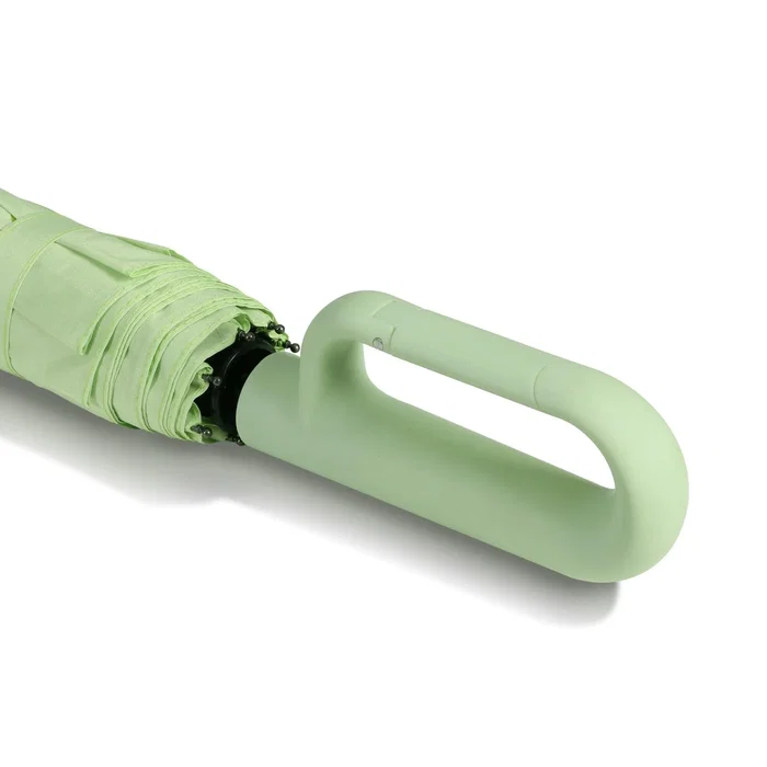 Muitomas Paraguas compacto con gancho verde