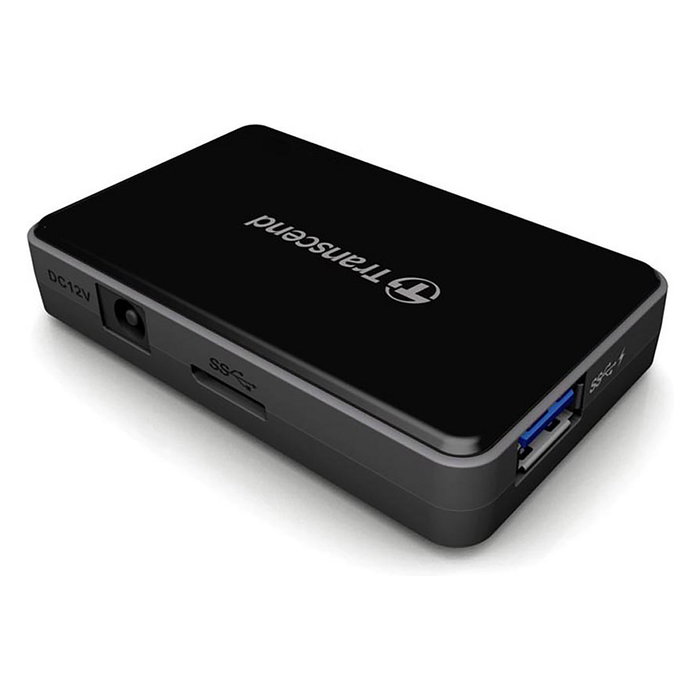 Transcend HUB3 USB 3.2 Gen 1 de 4 Puertos con Carga Rápida